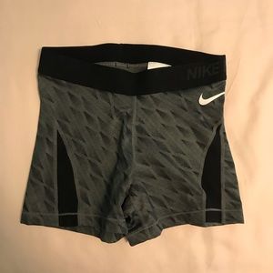 Nike pro grey & black dry fit spandex
